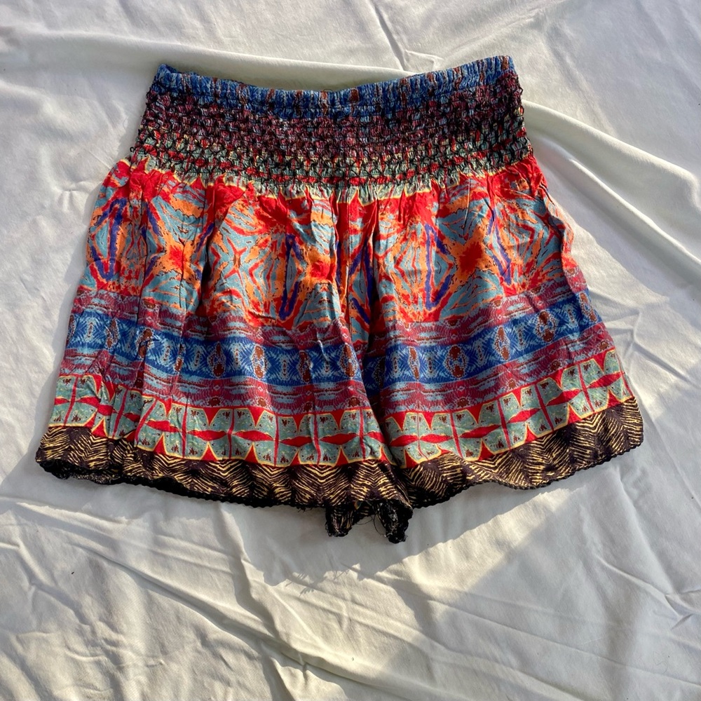 Boho Tribal Print Shorts